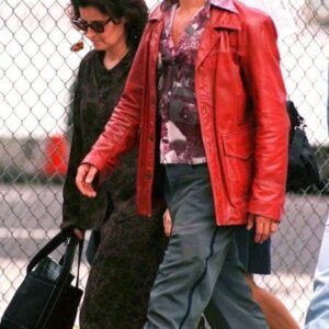 Tyler Durden Fight Club (FC) Red Leather Coat